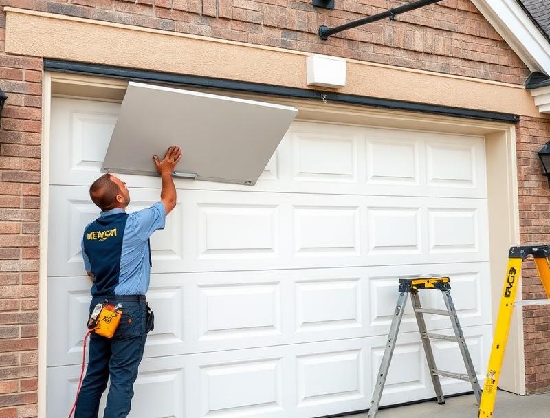 Professional installation service for garage doors